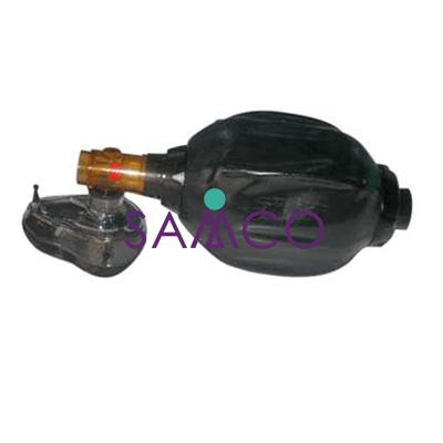 Ambu Types Bag (Artificial Resuscitator), Adult, Black Rubber