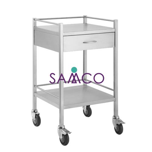 Dressing Trolley  Steel with Drawer