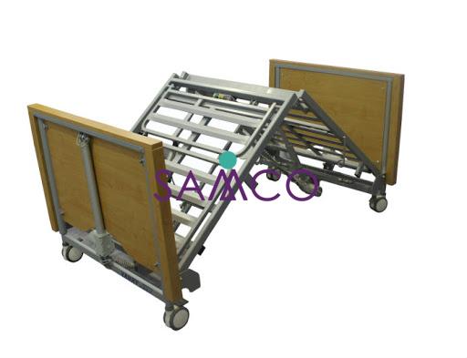 Samcomedical Fowler Bed Manual 2 Function with Food Tray
