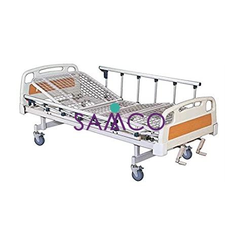 Hospital Bed Two Section, General (With built in back rest and rigid mesh mattress platform)