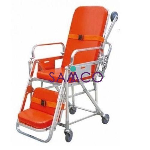 Stretcher Cum Wheel Chair Single Fold With 2 Wheels