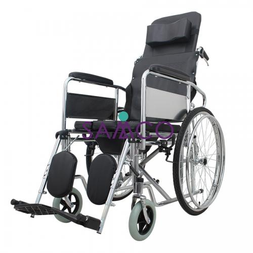 Wheelchair Folding with Reclining Back